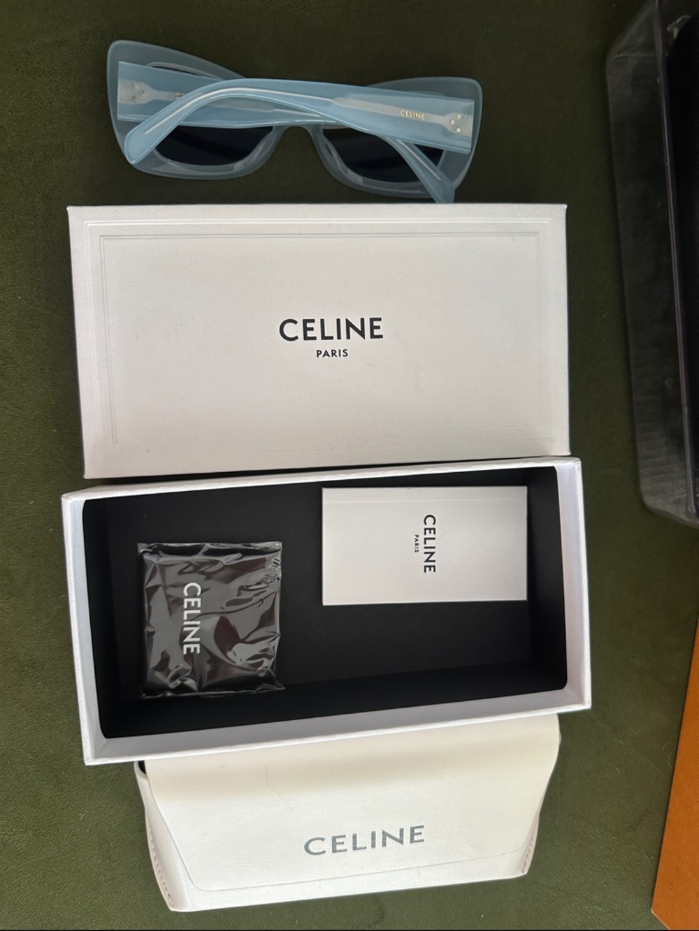 NEW Celine Sunglasses w/cloth and cover in Box *NEW* - Picture 2 of 6